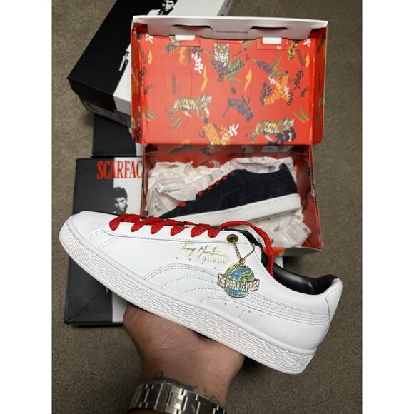 PUMA X Scarface Tony Montana X SP Limited Edition Suede Rare -Mens - SIZE 13 - Picture 1 of 13